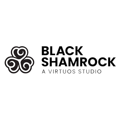 Black Shamrock Logo