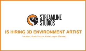 Hiring 3D Environment Artist at Streamline Studios, Freelance thumb