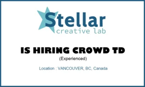 Hiring Crowd TD at Stellar Creative Lab, Canada
