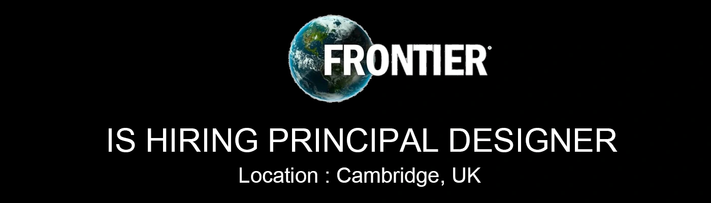 Hiring Principal Designer at Frontier Developments, UK 2026