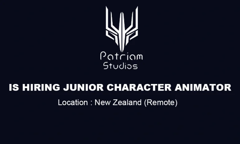 Junior 3D Character Animator Patriam Studios, Remote thumb