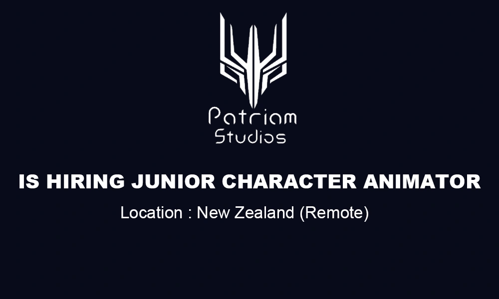 Junior 3D Character Animator Patriam Studios, Remote thumb