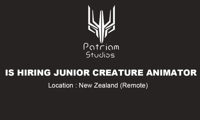 Junior Creature Animator at Patriam Studios hiring 3D, remote thumb