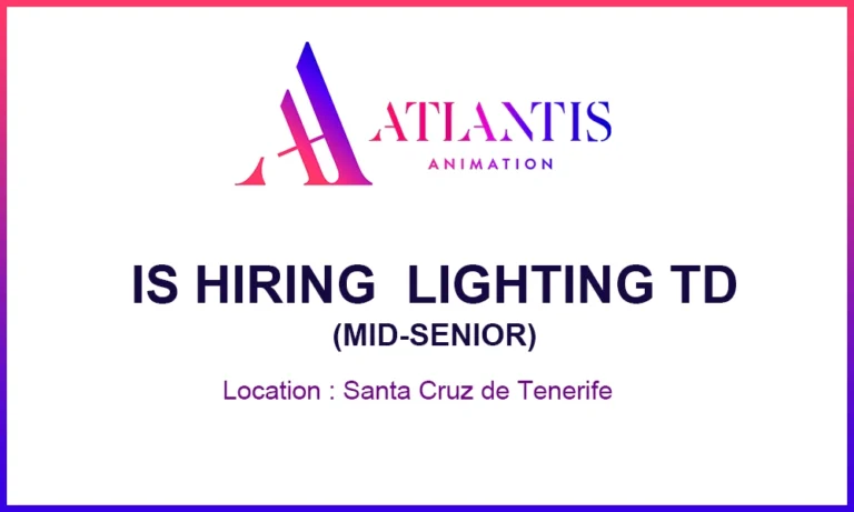 Lighting TD (Mid_Senior) Atlantis Animation, spain 2026 thumb