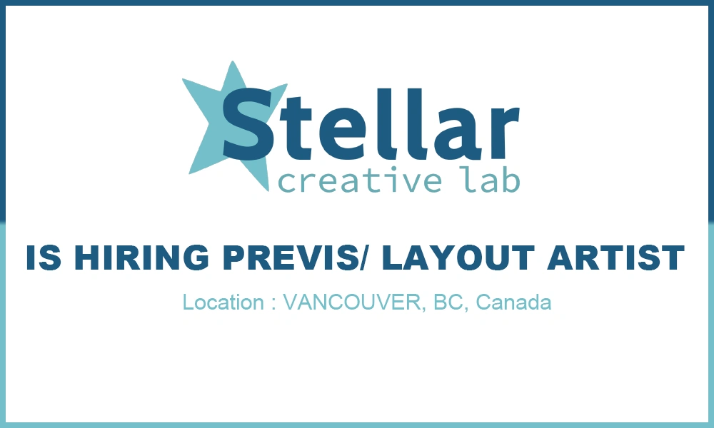 Mid 3D Layout Artist, Stellar Creative Lab, Canada thumb