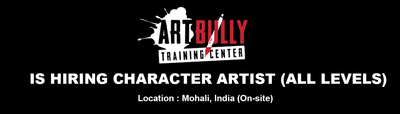 Mohali Jobs 3D Character Artists at Art Bully Productions