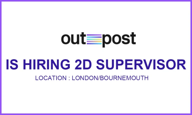 Outpost VFX is hiring 2D Supervisor, London thumb