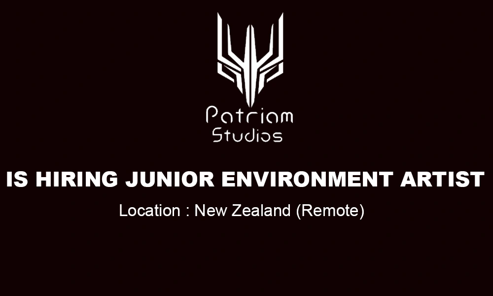 Patriam Studios hiring 3D Junior Environment Artist, Remote thumb (1)