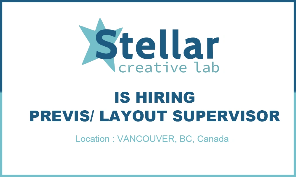 Stellar Creative Lab hiring 3D Previs_Layout Supervisor Thumb