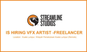Streamline Studios hiring VFX Artist (Freelance _Contract) thumb
