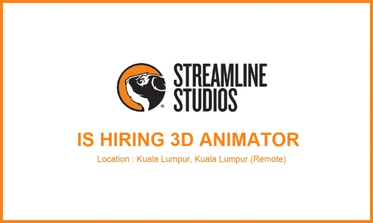 Streamline Studios is hiring 3D Animator (Freelance) thumb