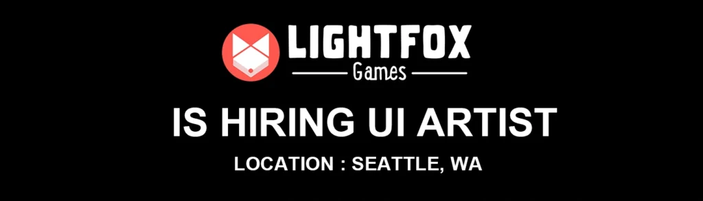 UI Artist needed at Lightfox Games, 2026 THUMB UI Artist needed at Lightfox Games, 2026 THUMB