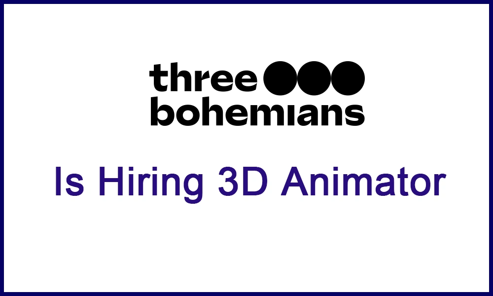 Three Bohemians Studio hiring 3D Character Animator, EU thumb