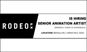Rodeo FX is hiring Animation Artist (Senior), Bengaluru thumb