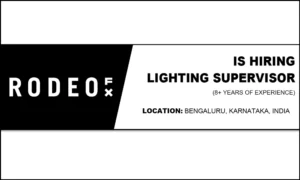Rodeo FX is hiring Lighting Supervisor, Bengaluru thumb