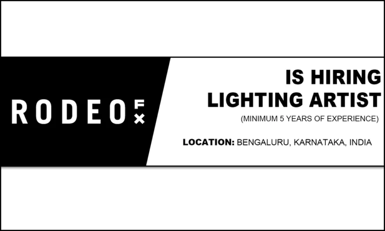 Rodeo FX is hiring Senior Lighting Artist, Bengaluru thumb